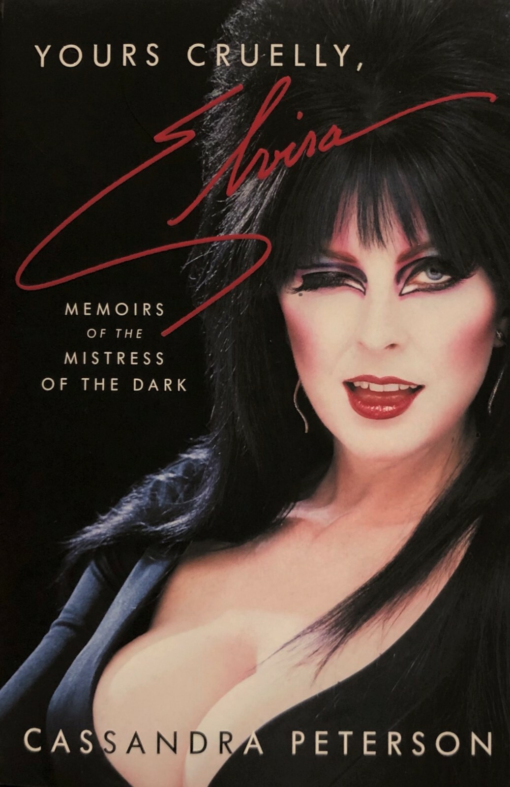 CASSANDRA PETERSON Signed Autograph 1st Ed Book 