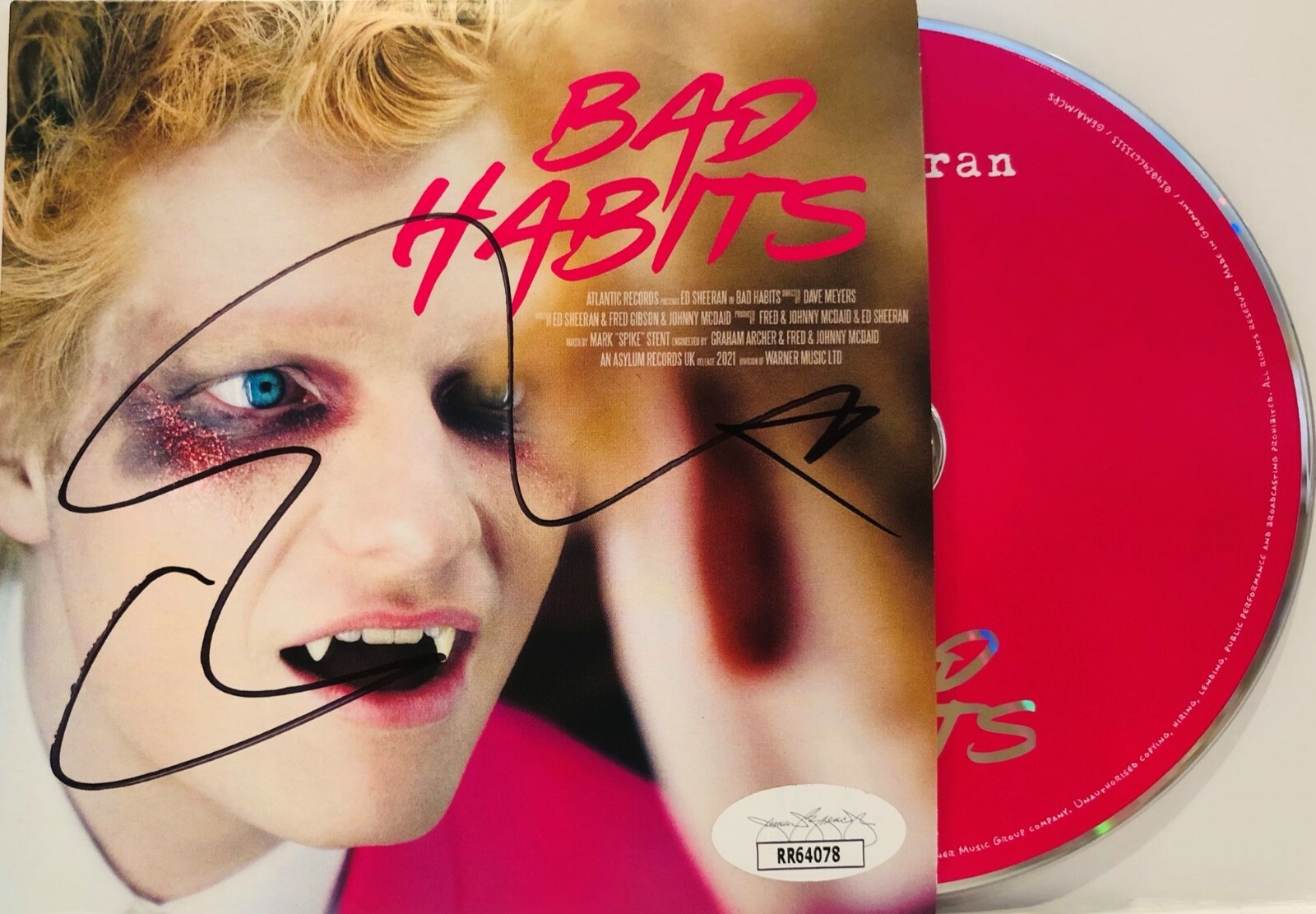 ED SHEERAN Signed Autograph 