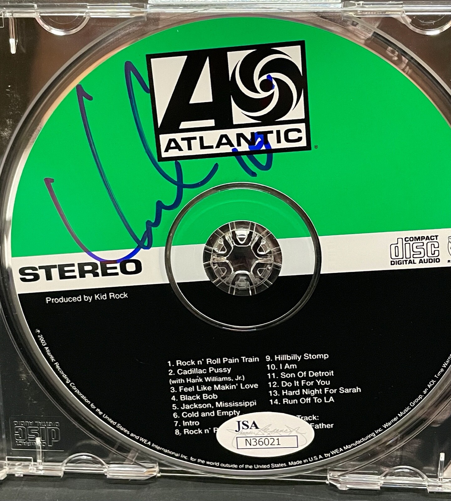 KID ROCK Signed Autograph CD 