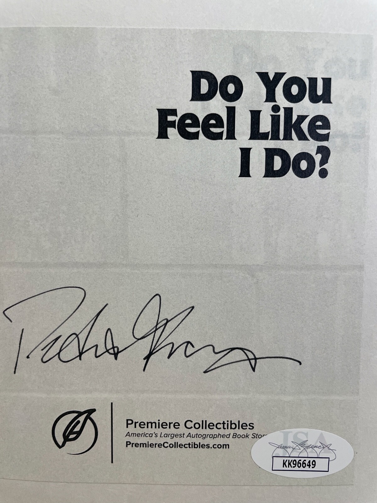 PETER FRAMPTON Signed Autograph Book 