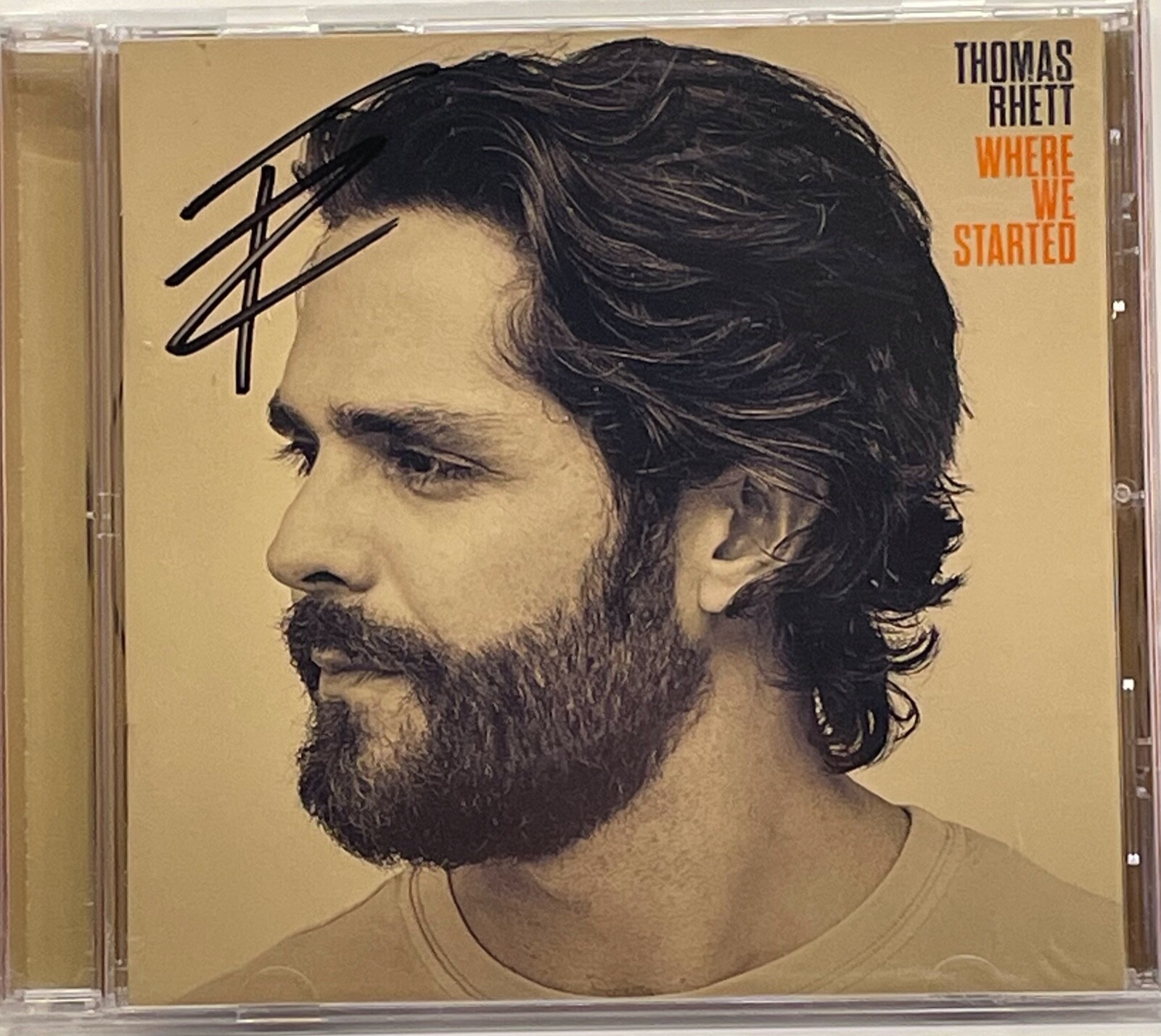 THOMAS RHETT Signed Autograph CD Insert 