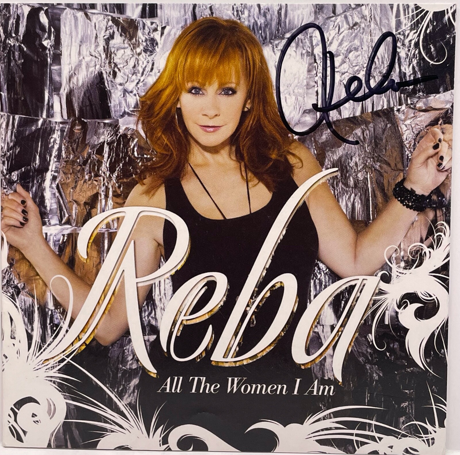 REBA MCENTIRE Signed Autograph CD Insert 
