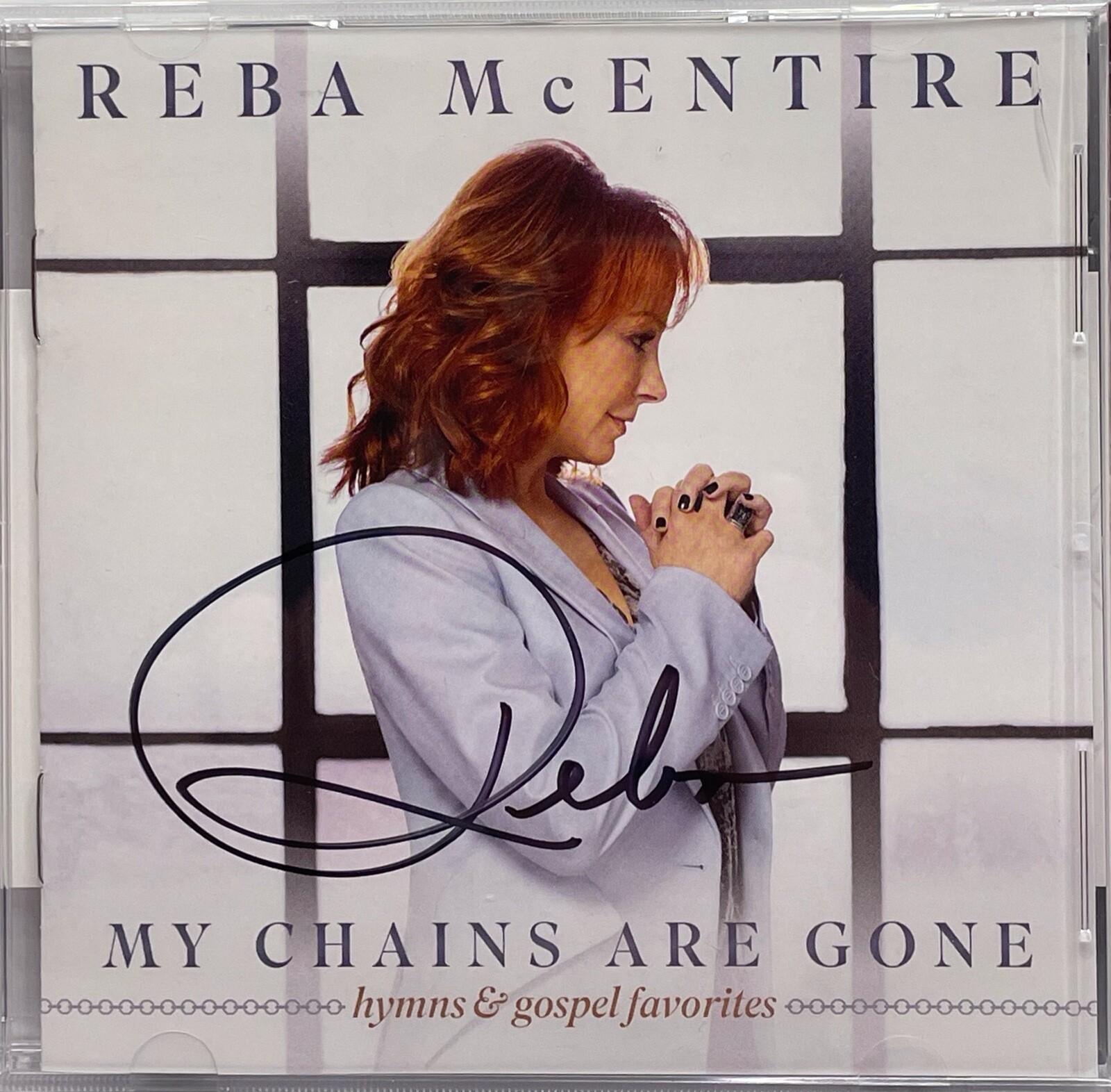 REBA MCENTIRE Signed Autograph CD Insert 