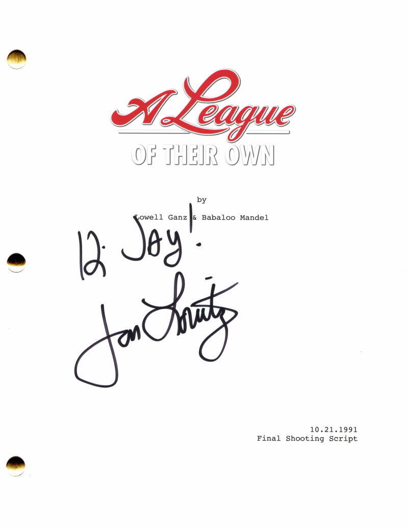 JON LOVITZ SIGNED AUTOGRAPH A LEAGUE OF THEIR OWN FULL MOVIE SCRIPT - THE CRITIC