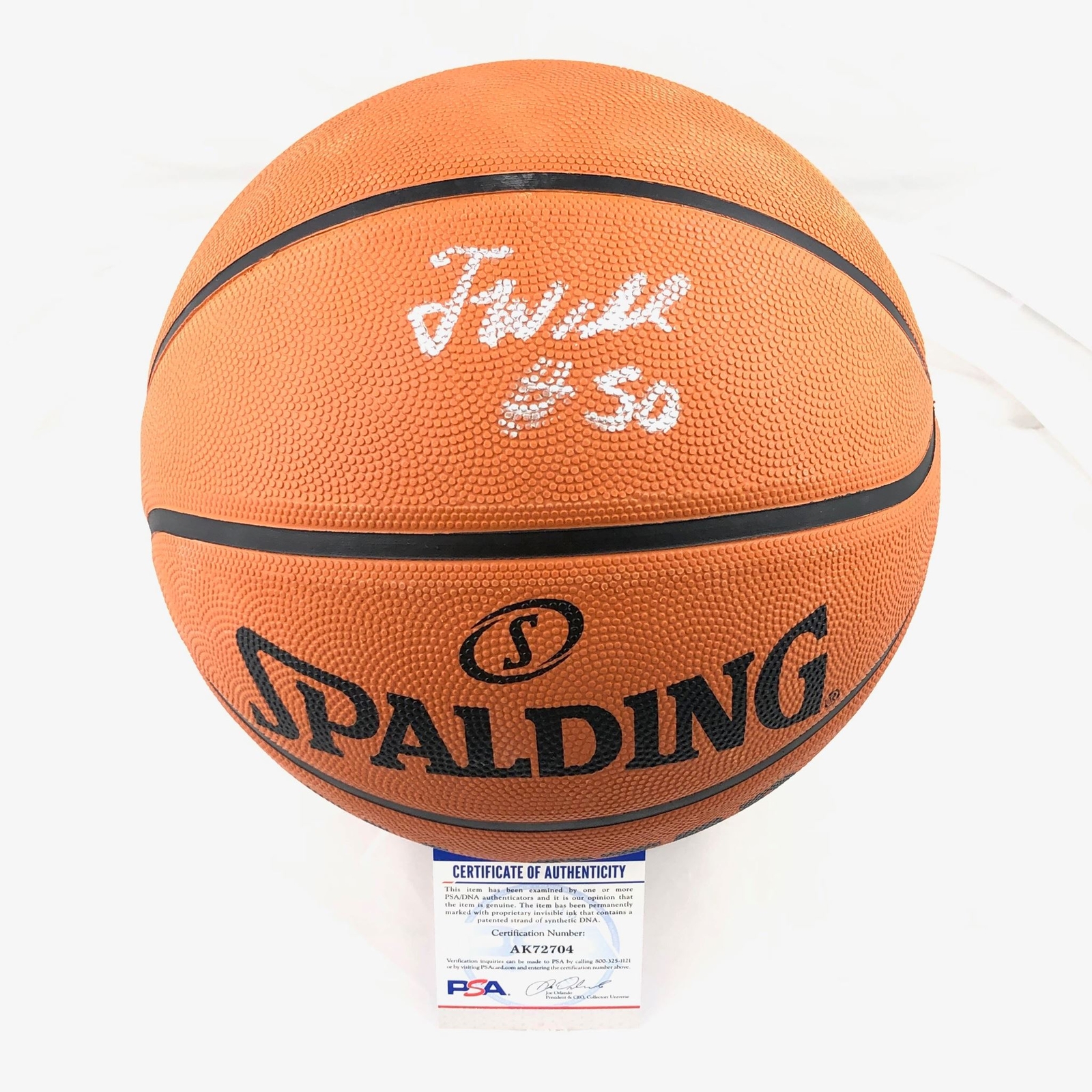 TREVION WILLIAMS SIGNED BASKETBALL PSA/DNA AUTOGRAPHED PURDUE BOILERMAKERS COLLECTIBLE MEMORABILIA