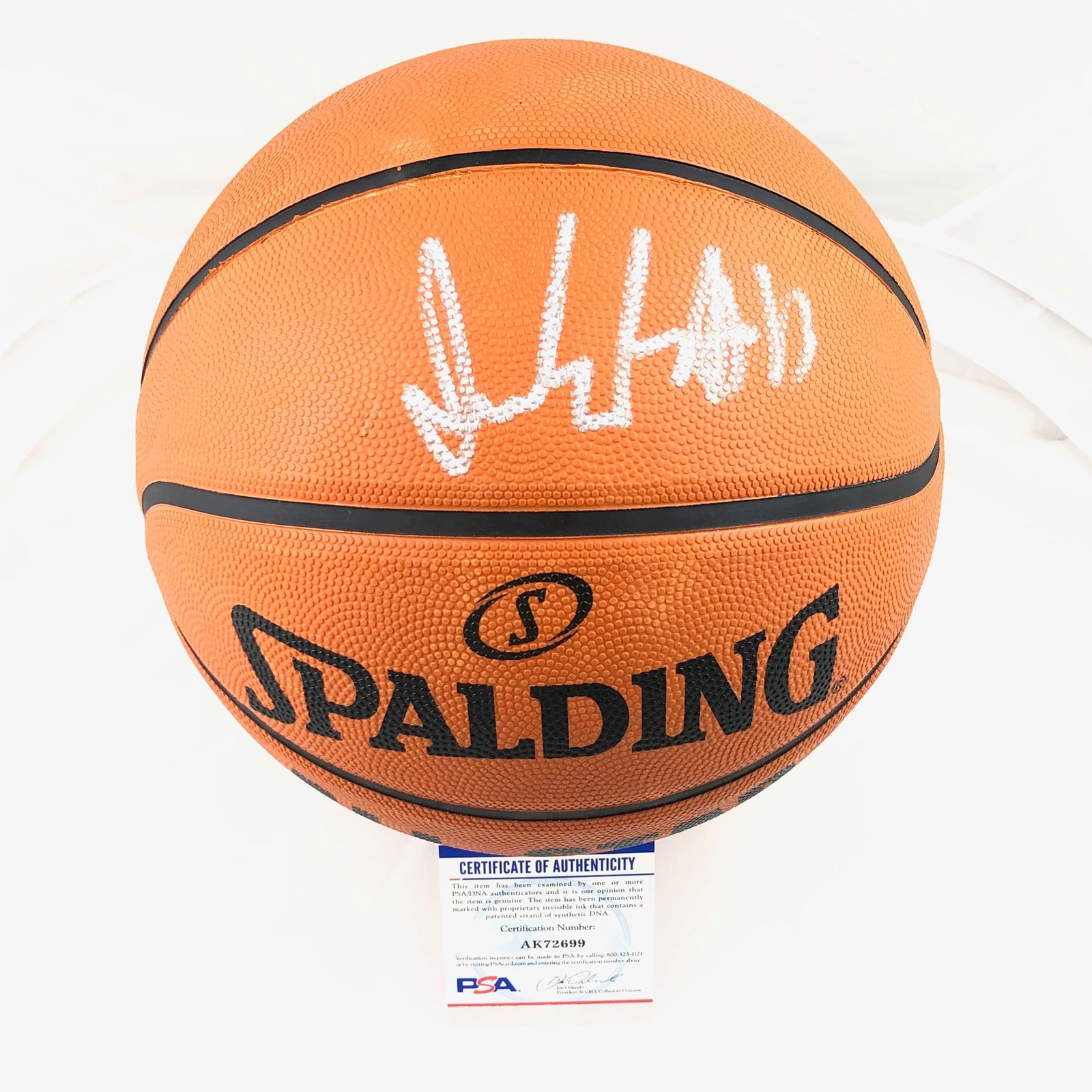 TARI EASON SIGNED BASKETBALL PSA/DNA AUTOGRAPHED LSU COLLECTIBLE MEMORABILIA