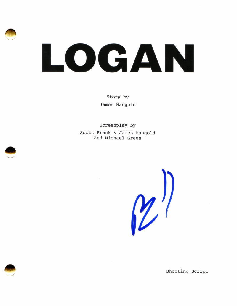 BOYD HOLBROOK SIGNED AUTOGRAPH LOGAN FULL MOVIE SCRIPT - STARRING HUGH JACKMAN