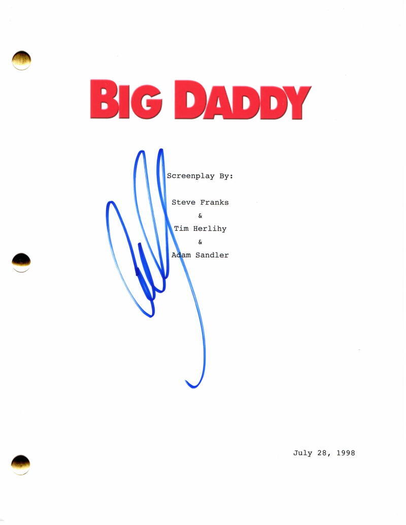 COLE SPROUSE SIGNED AUTOGRAPH BIG DADDY FULL MOVIE SCRIPT STARRING ADAM SANDLER