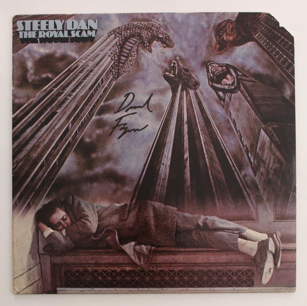 DONALD FAGEN SIGNED AUTOGRAPH ALBUM VINYL RECORD - STEELY DAN THE ROYAL SCAM JSA
