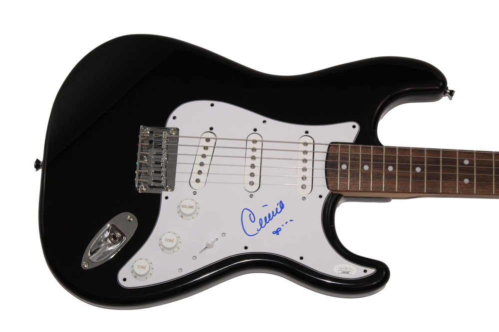 CELINE DION SIGNED AUTOGRAPH FENDER ELECTRIC GUITAR THE COLOUR OF MY LOVE JSA