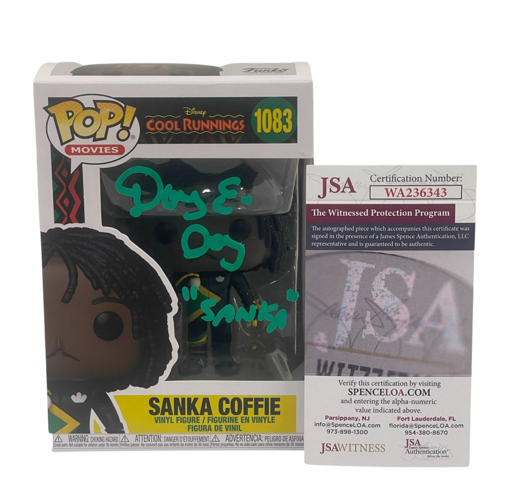 DOUG E DOUG SIGNED COOL RUNNINGS POP FUNKO FIGURE SANKA AUTOGRAPH JSA WITNESS 4