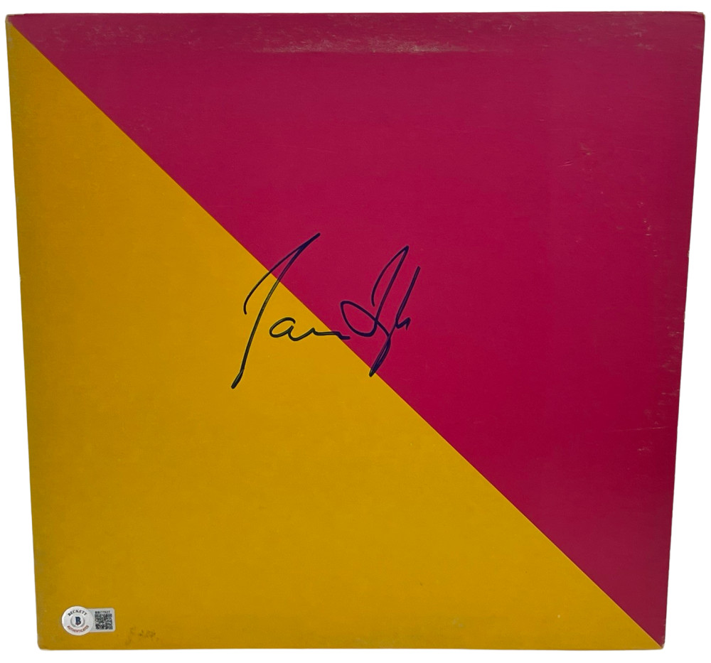 JAMES TAYLOR SIGNED FLAG VINYL ALBUM LP AUTHENTIC AUTOGRAPH BECKETT COA