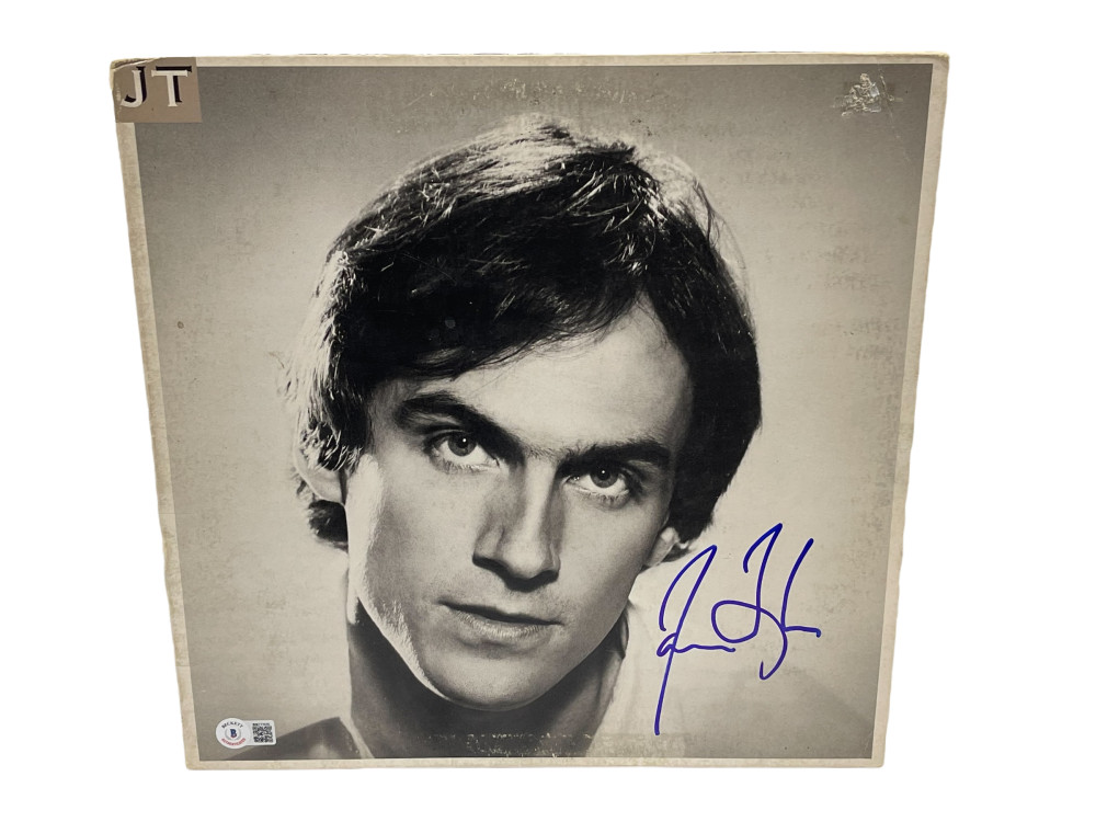 JAMES TAYLOR SIGNED JT VINYL ALBUM LP AUTHENTIC AUTOGRAPH BECKETT COA 1