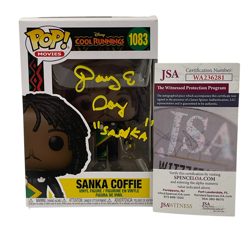 DOUG E DOUG SIGNED COOL RUNNINGS POP FUNKO FIGURE SANKA AUTOGRAPH JSA WITNESS 2