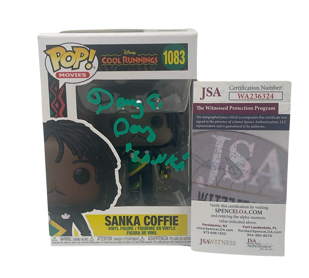 DOUG E DOUG SIGNED COOL RUNNINGS POP FUNKO FIGURE SANKA AUTOGRAPH JSA WITNESS 3