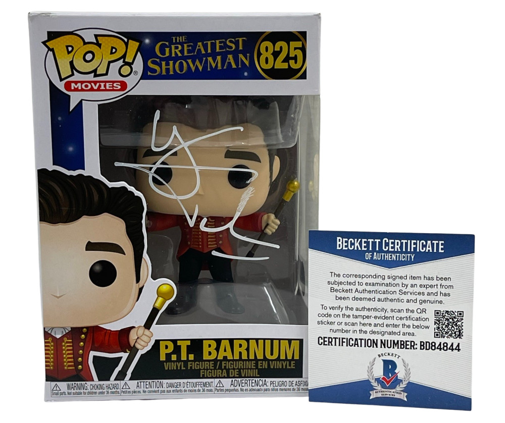 HUGH JACKMAN SIGNED THE GREATEST SHOWMAN FUNKO AUTHENTIC AUTOGRAPH BECKETT COA 4