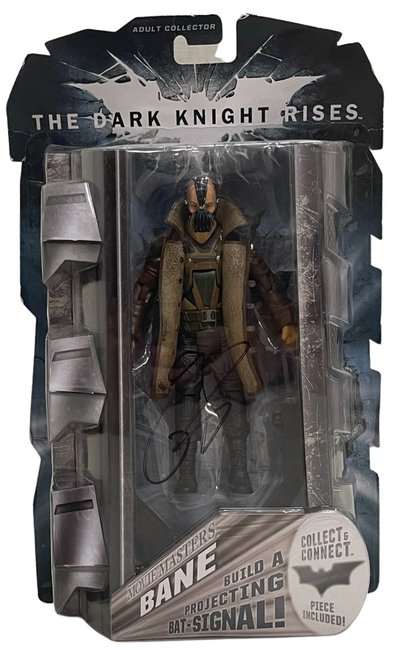 TOM HARDY SIGNED THE DARK KNIGHT RISES MOVIE MASTERS FIGURE BANE AUTO BECKETT 2