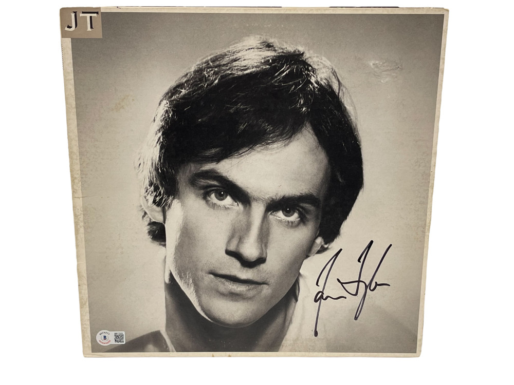 JAMES TAYLOR SIGNED JT VINYL ALBUM LP AUTHENTIC AUTOGRAPH BECKETT COA 2