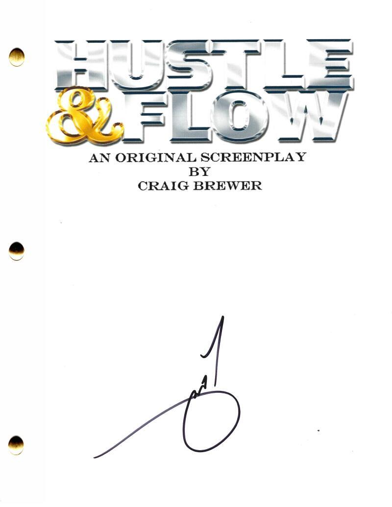 TERRENCE HOWARD SIGNED HUSTLE AND FLOW FULL SCRIPT AUTHENTIC AUTOGRAPH HOLOGRAM