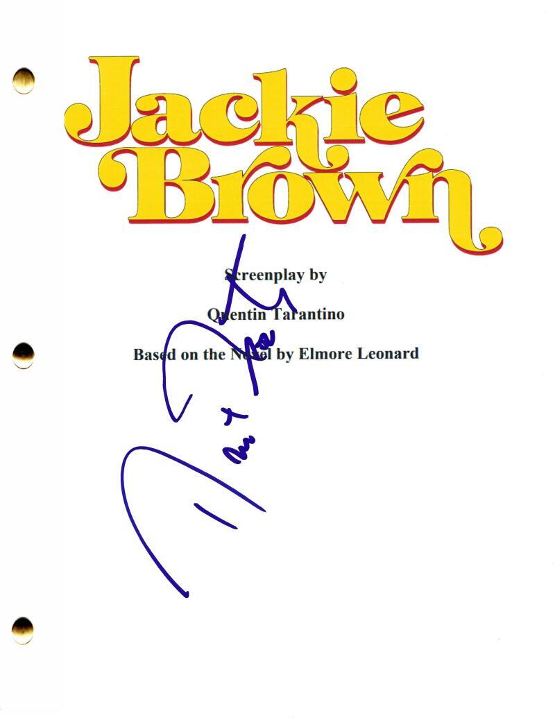 ROBERT FORSTER SIGNED JACKIE BROWN FULL SCRIPT AUTHENTIC AUTOGRAPH HOLOGRAM