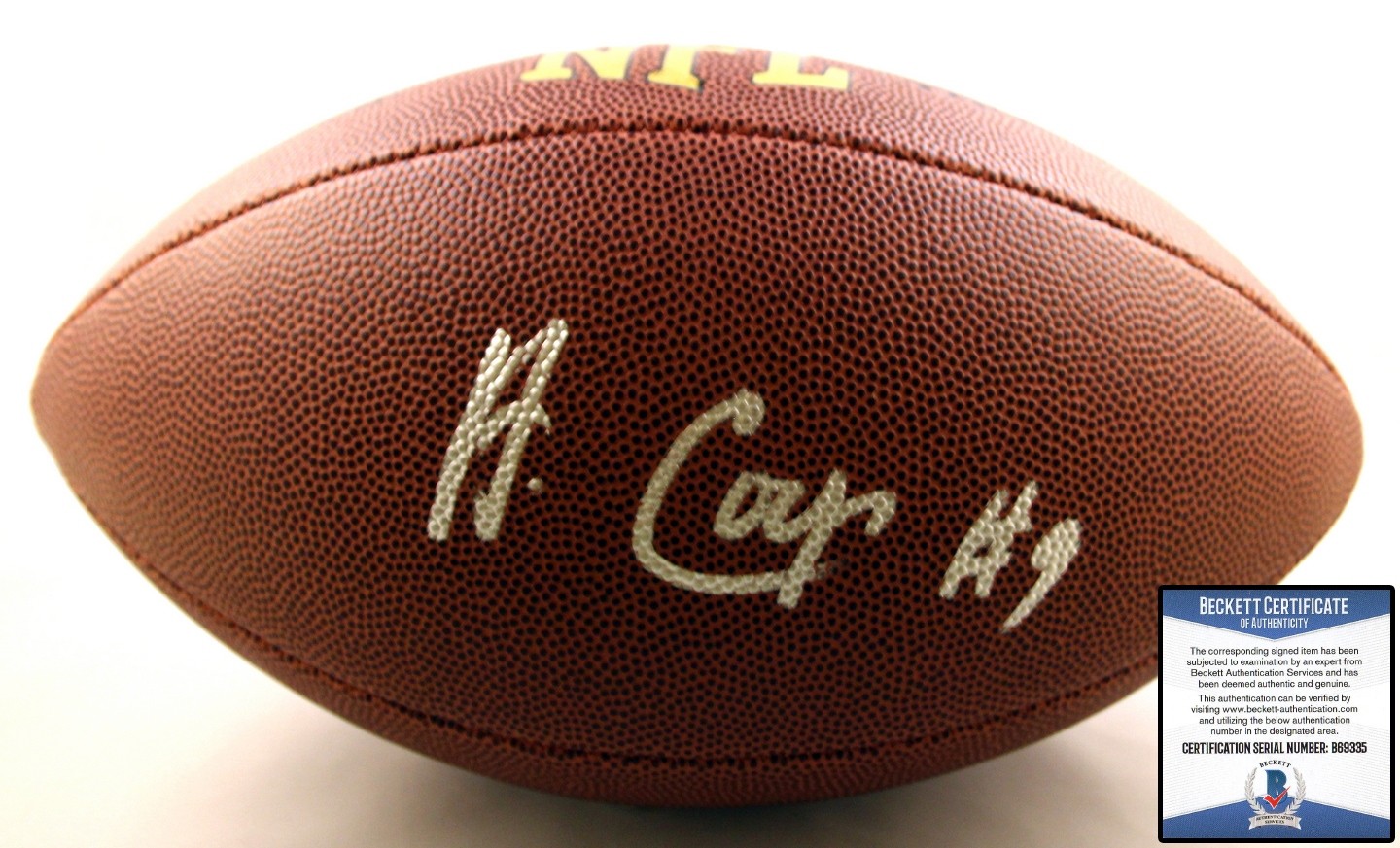 Amari Cooper Oakland Raiders Signed Full Size NFL Composite Football Beckett BAS