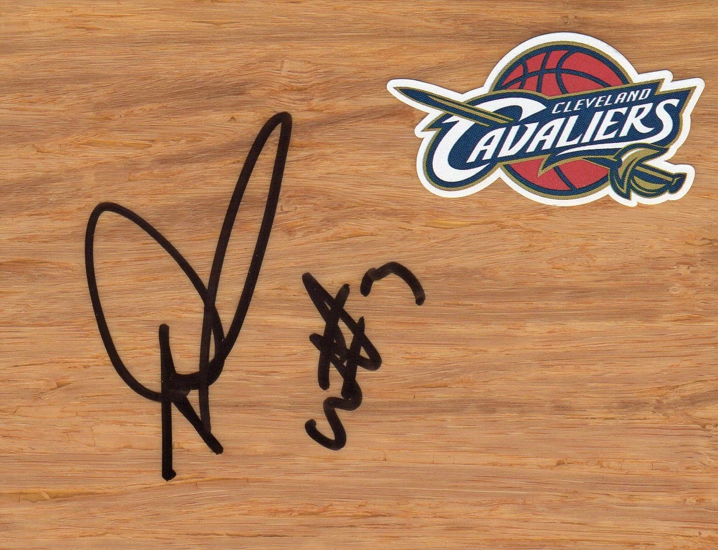 DION WAITERS CLEVELAND CAVALIERS SIGNED FLOORBOARD COA COLLECTIBLE MEMORABILIA