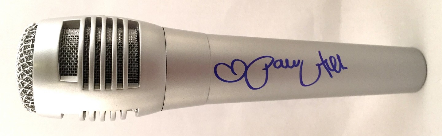 Paris Hilton Autographed Microphone COA