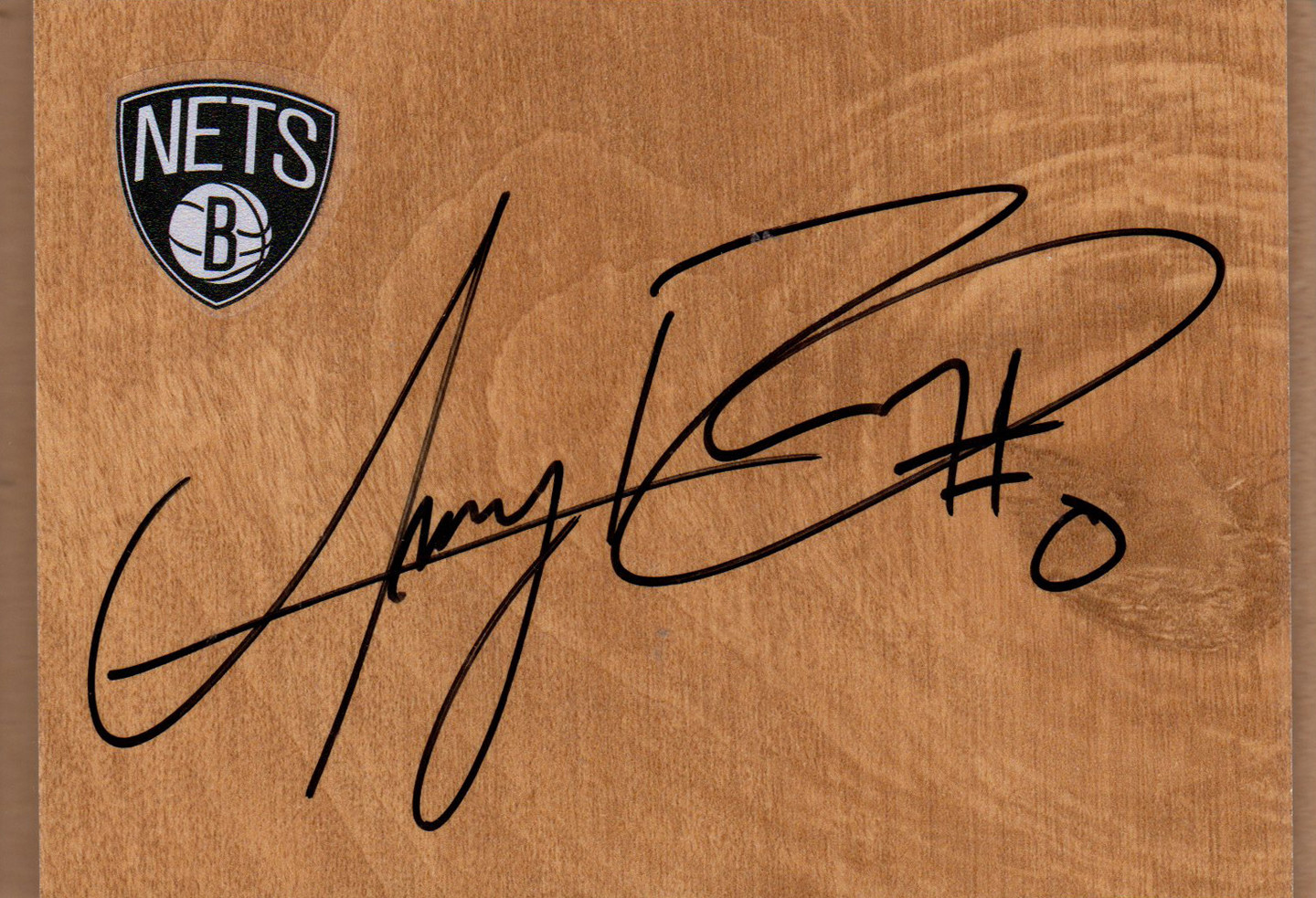 BROOKLYN NETS ANDRAY BLATCHE SIGNED FLOORBOARD COA COLLECTIBLE MEMORABILIA