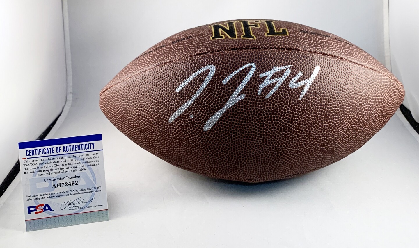 Denver Broncos Jerry Jeudy Signed Full Size NFL Composite Football PSA/DNA CO
