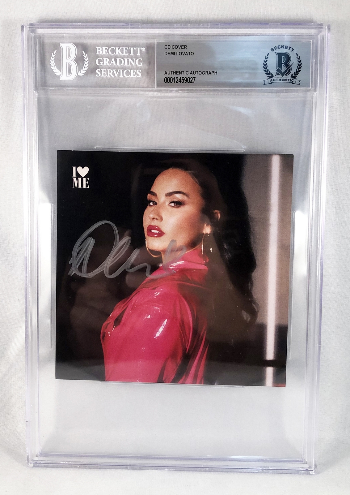 Demi Lovato Signed CD Cover 3 Beckett BAS COA