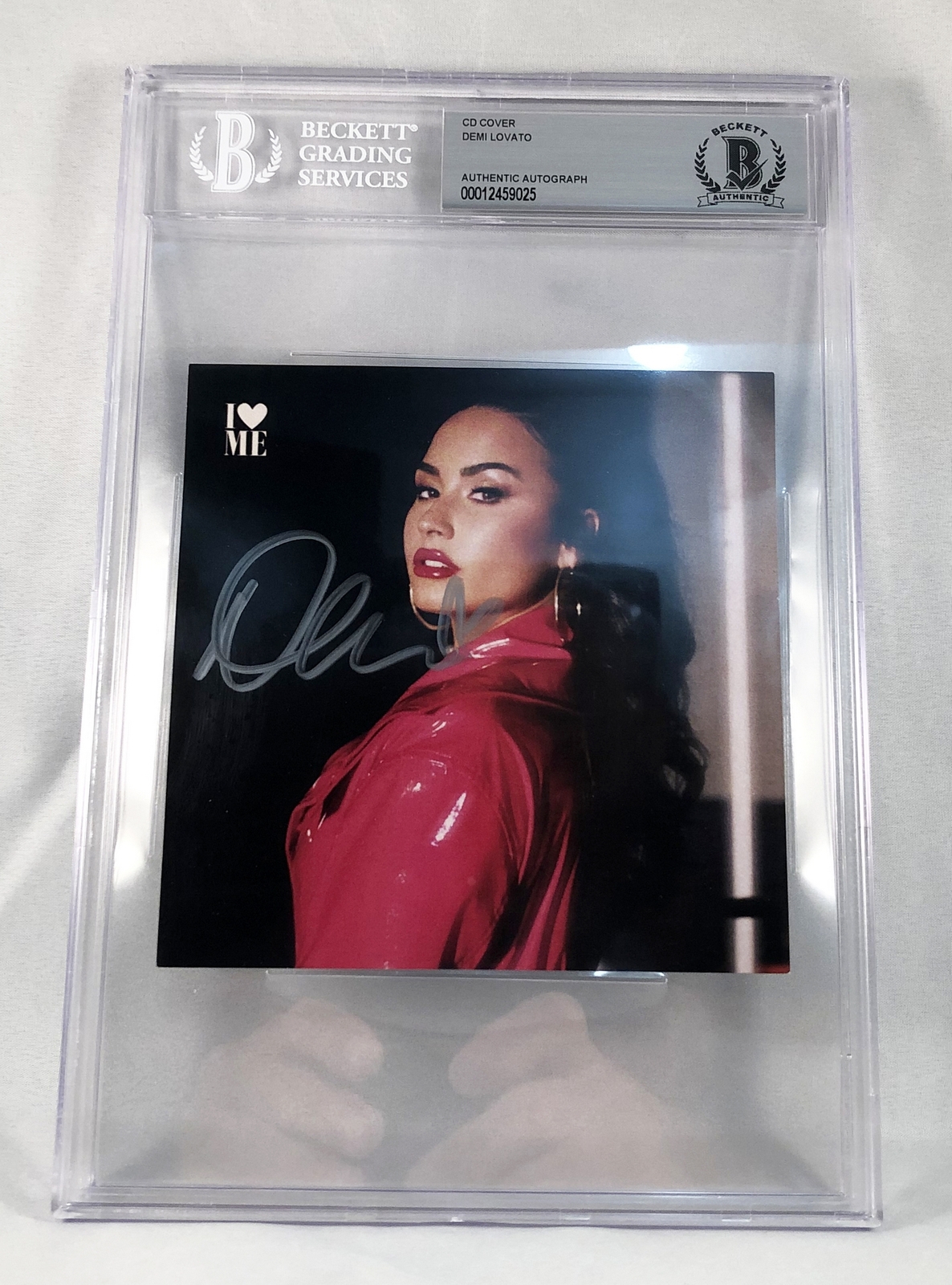 Demi Lovato Signed CD Cover 1 Beckett BAS COA