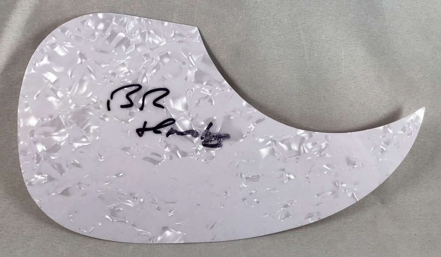Bruce Hornsby Signed Acoustic PickGuard PSA/DNA COA