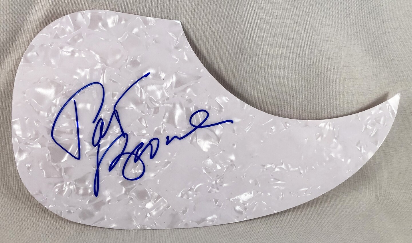 Pat Boone Signed Acoustic PickGuard Country Music PSA/DNA 1 COA