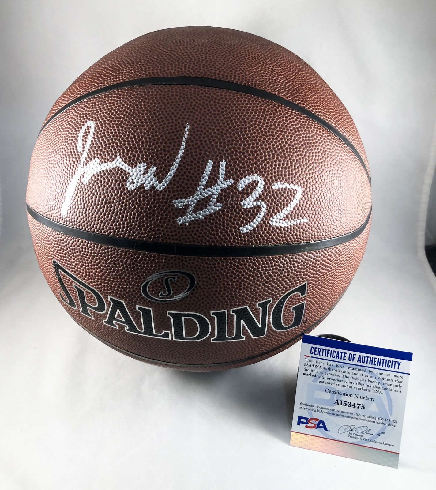 Golden State Warriors James Wiseman Signed Basketball PSA/DNA COA