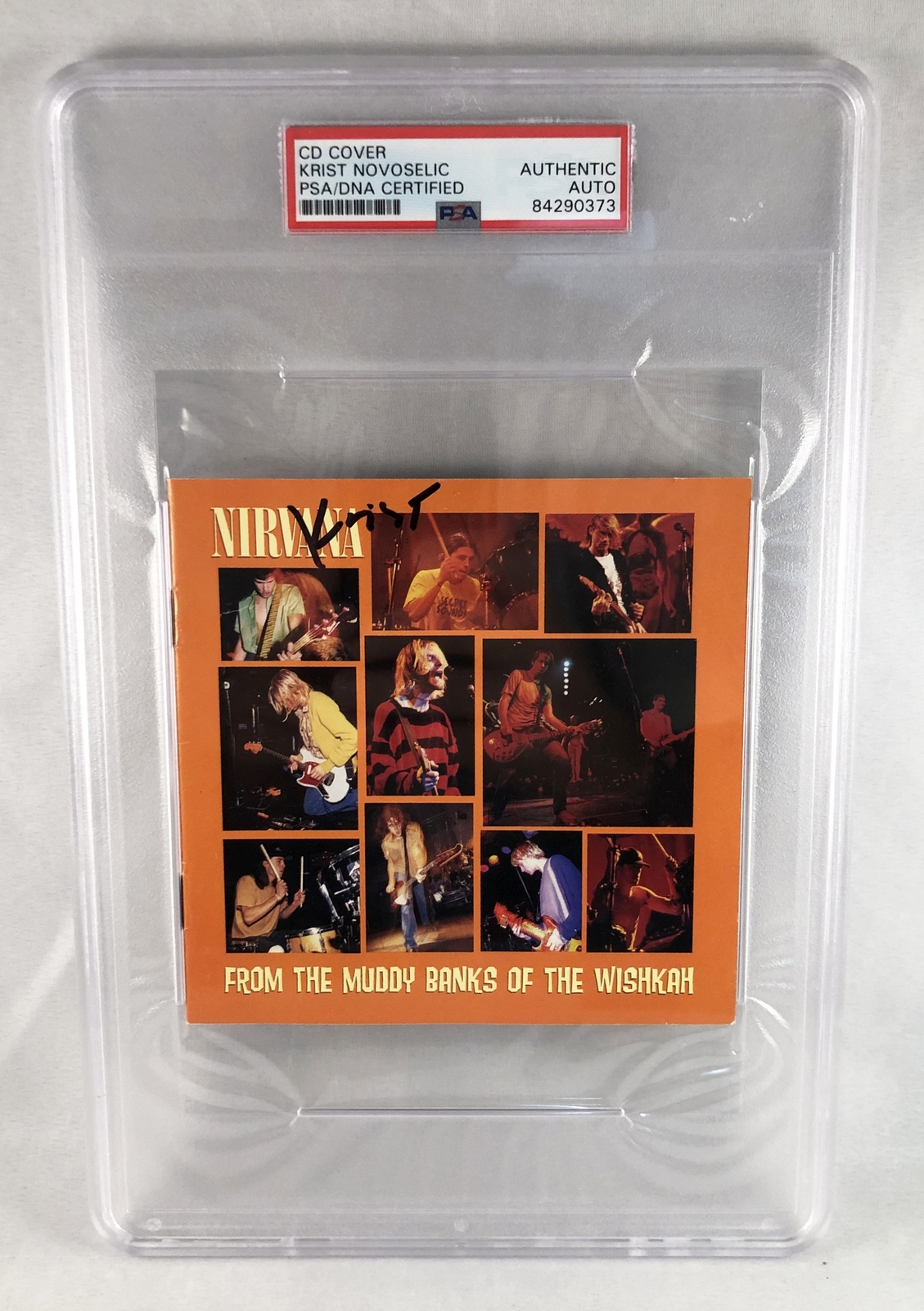 Krist Novoselic Signed CD Cover PSA/DNA Nirvana COA