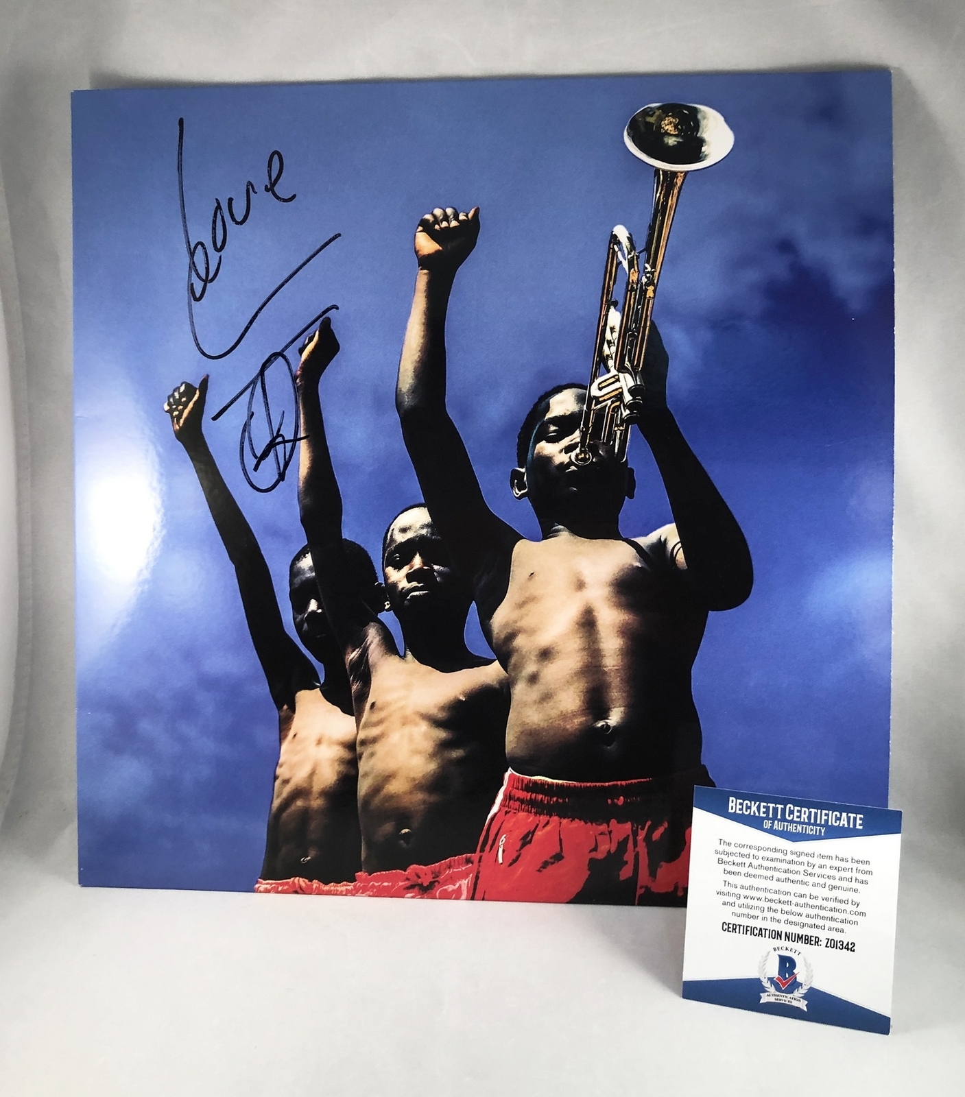 Common Signed Vinyl LP Album Cover PSA/DNA COA