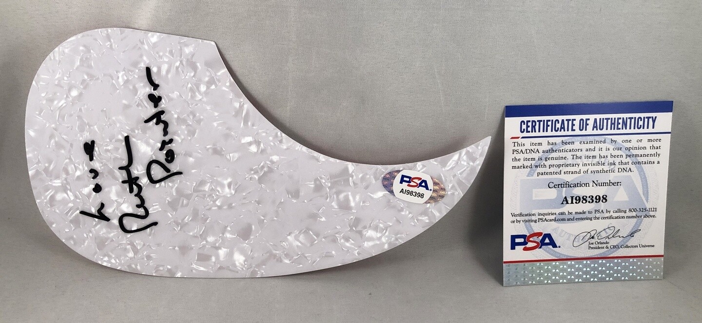 Ruth Pointer Signed Acoustic PickGuard PSA/DNA COA