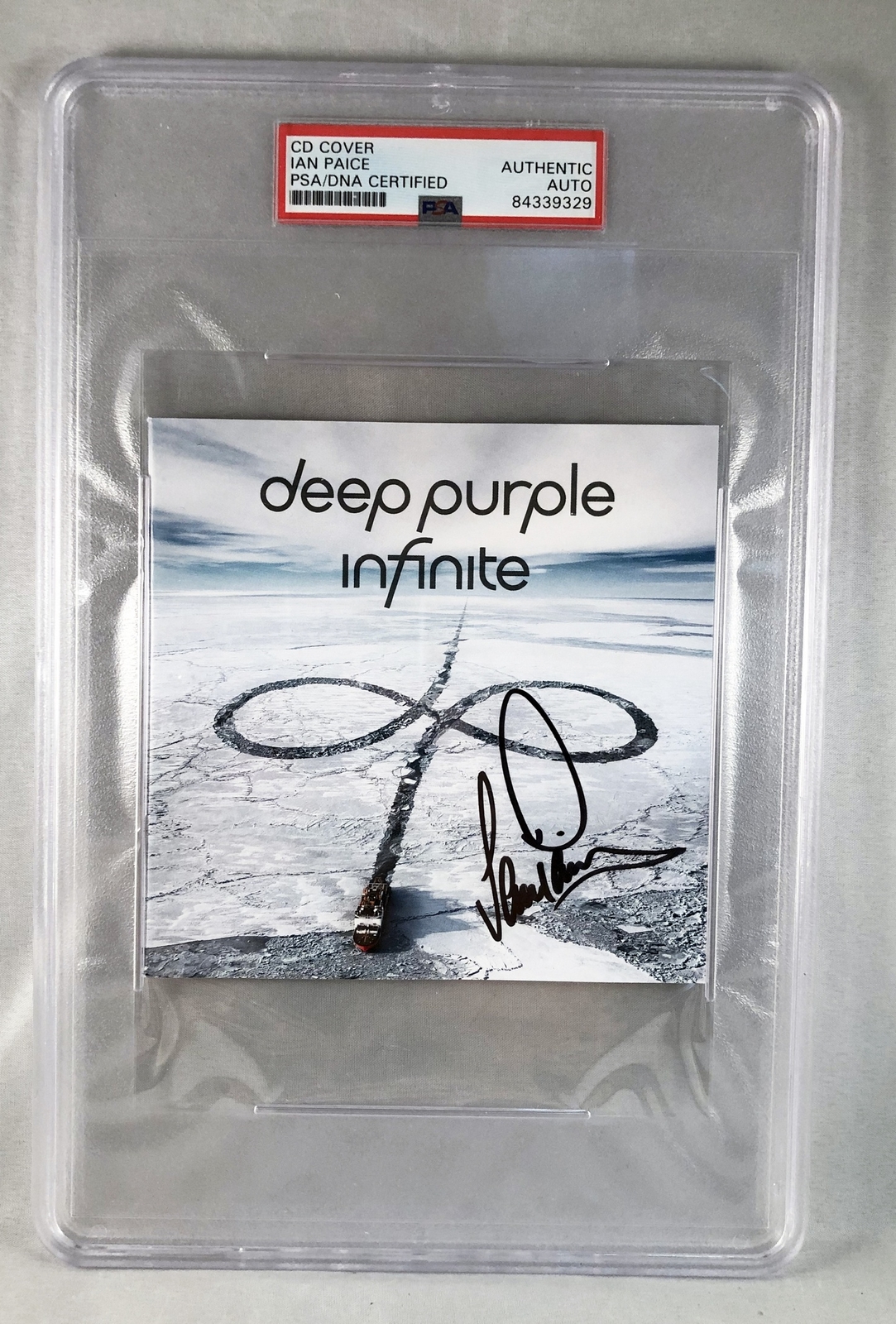 Ian Paice Signed CD Cover Deep Purple PSA/DNA COA