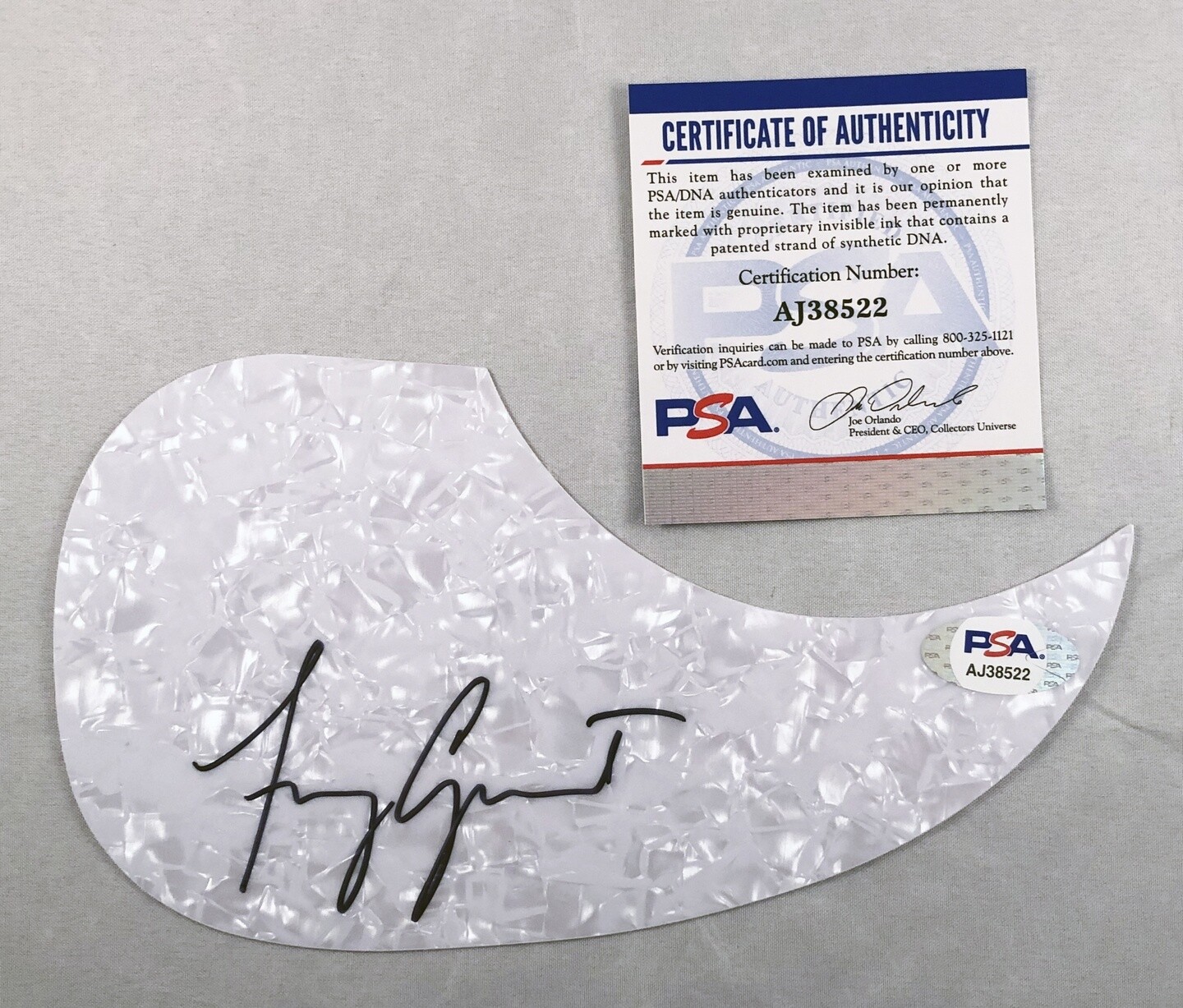 Amy Grant Signed Acoustic Pickguard PSA/DNA 3 COA