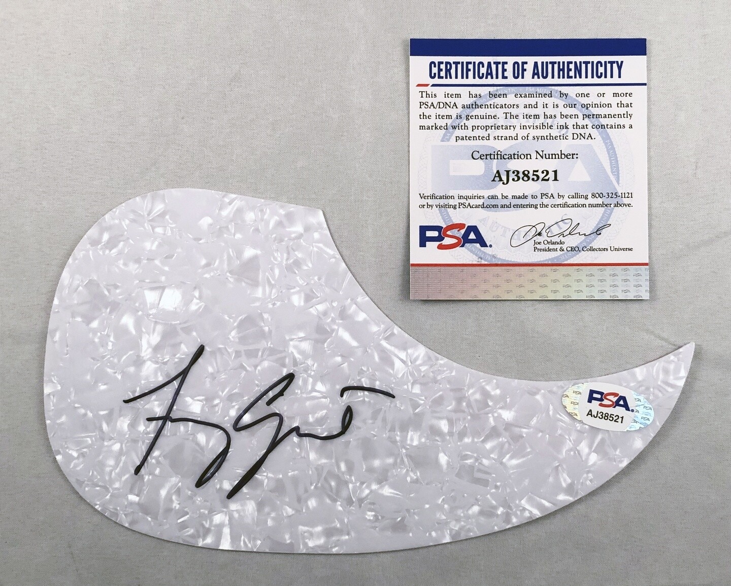 Amy Grant Signed Acoustic Pickguard PSA/DNA 2 COA