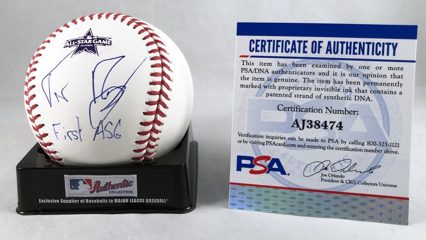 Miami Marlins Trevor Rogers Signed 2021 All Star Baseball PSA/DNA 1 COA