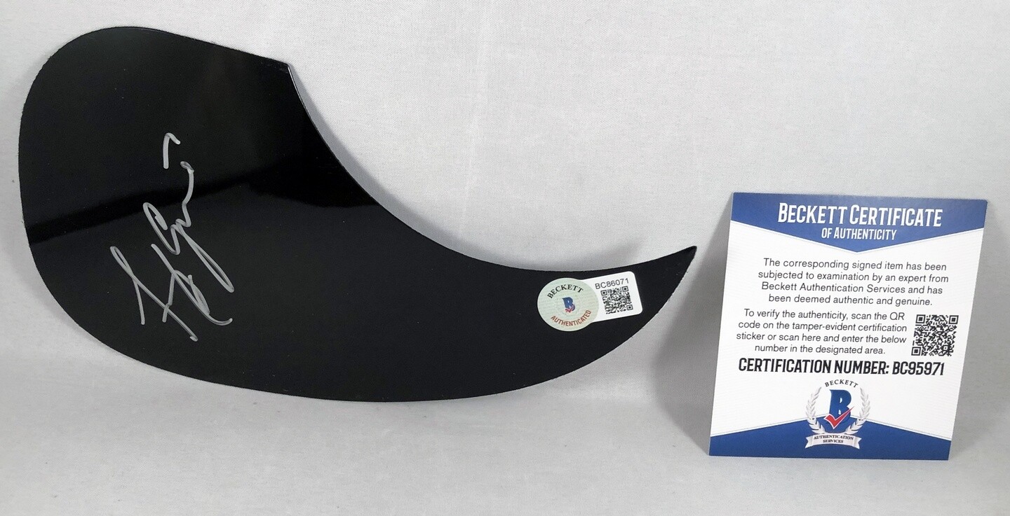 Amy Grant Signed Acoustic PickGuard Beckett BAS 3 COA