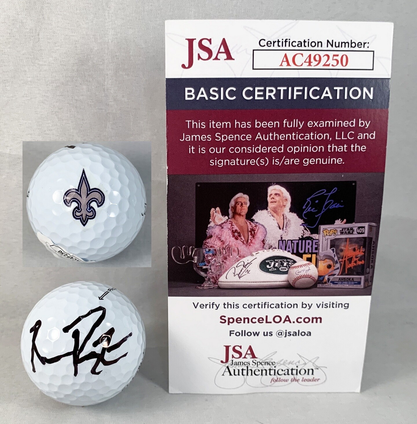 New Orleans Saints Sean Payton Signed Golf Ball JSA 1 COA