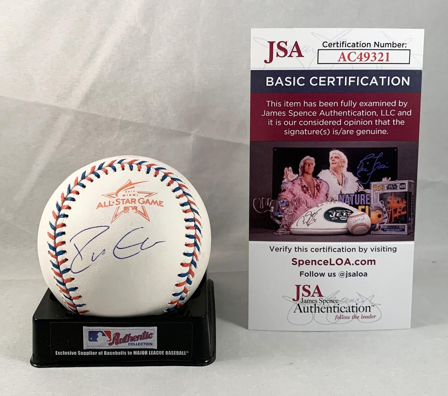 New York Mets Robinson Cano Signed 2017 All Star Baseball JSA COA