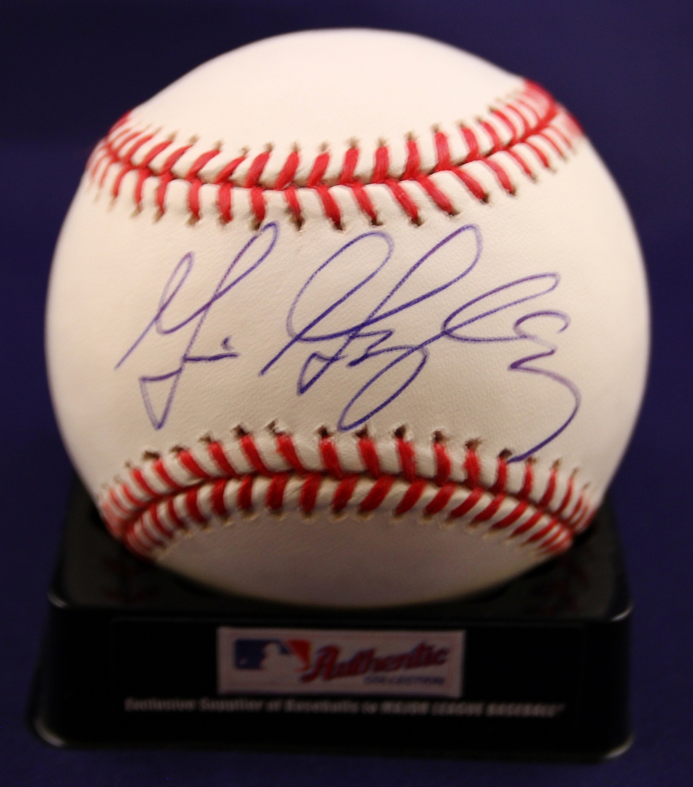 WASHINGTON NATIONALS GIO GONZALEZ AUTOGRAPHED AUTHENTIC MLB BASEBALL COA COLLECTIBLE MEMORABILIA