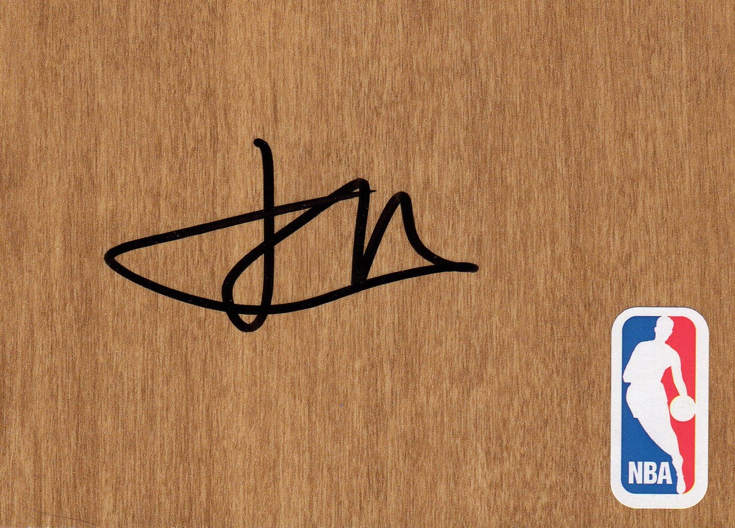 Golden State Warriors James Michael McAdoo Signed FloorBoard COA