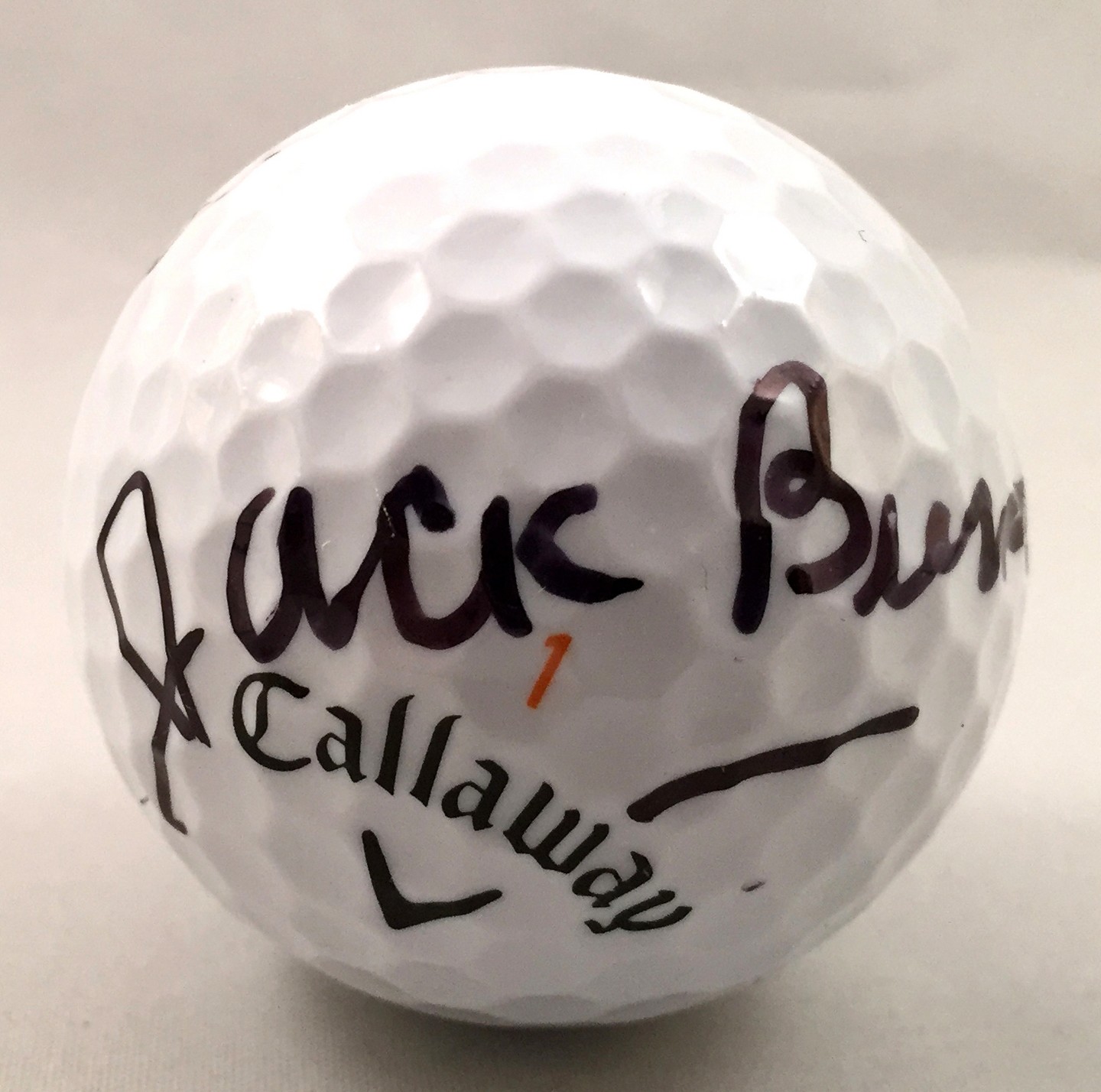 Masters Champion Jack Burke Signed Golf Ball COA