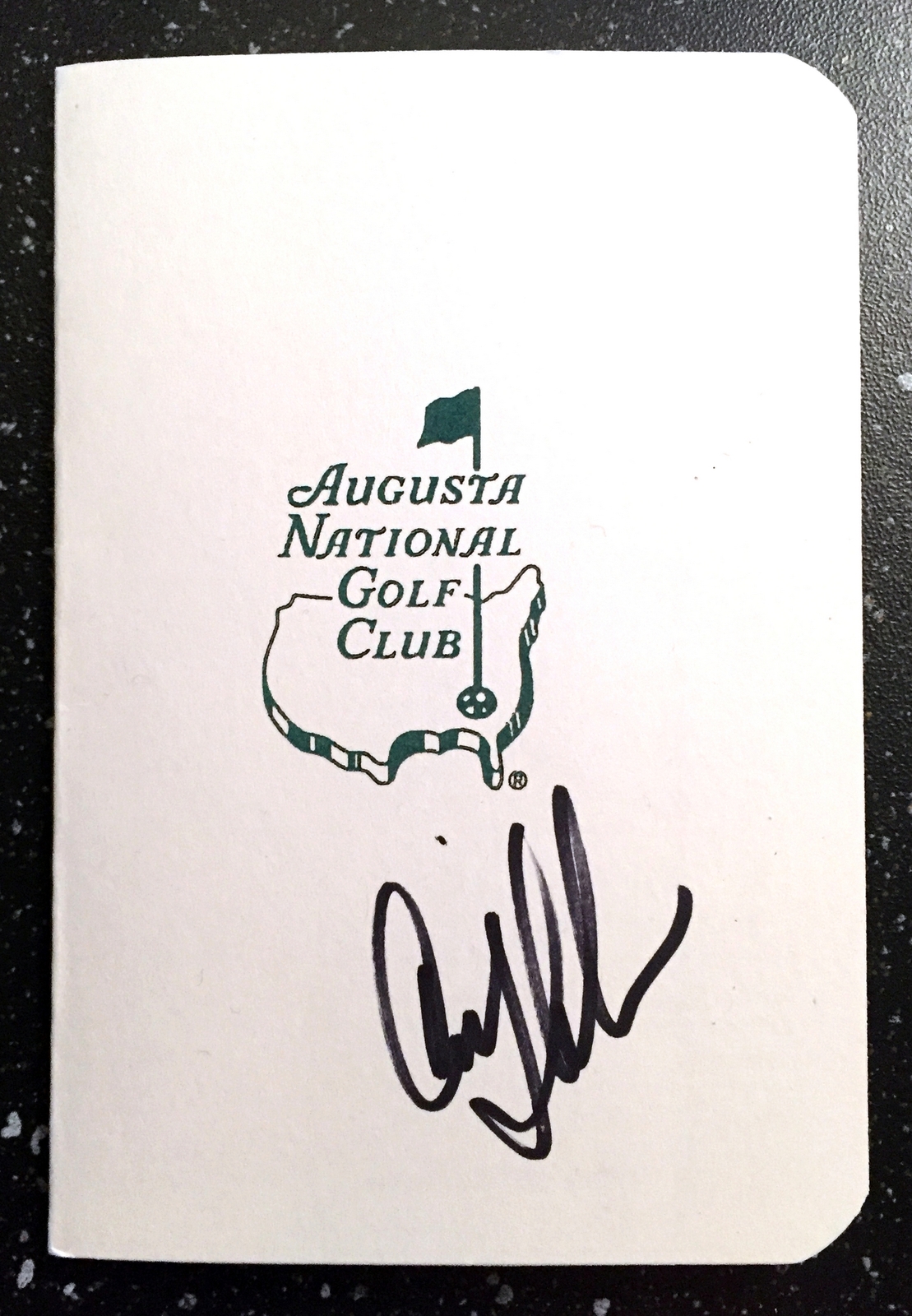 Masters Champion Craig Stadler Signed Masters Scorecard 2 COA