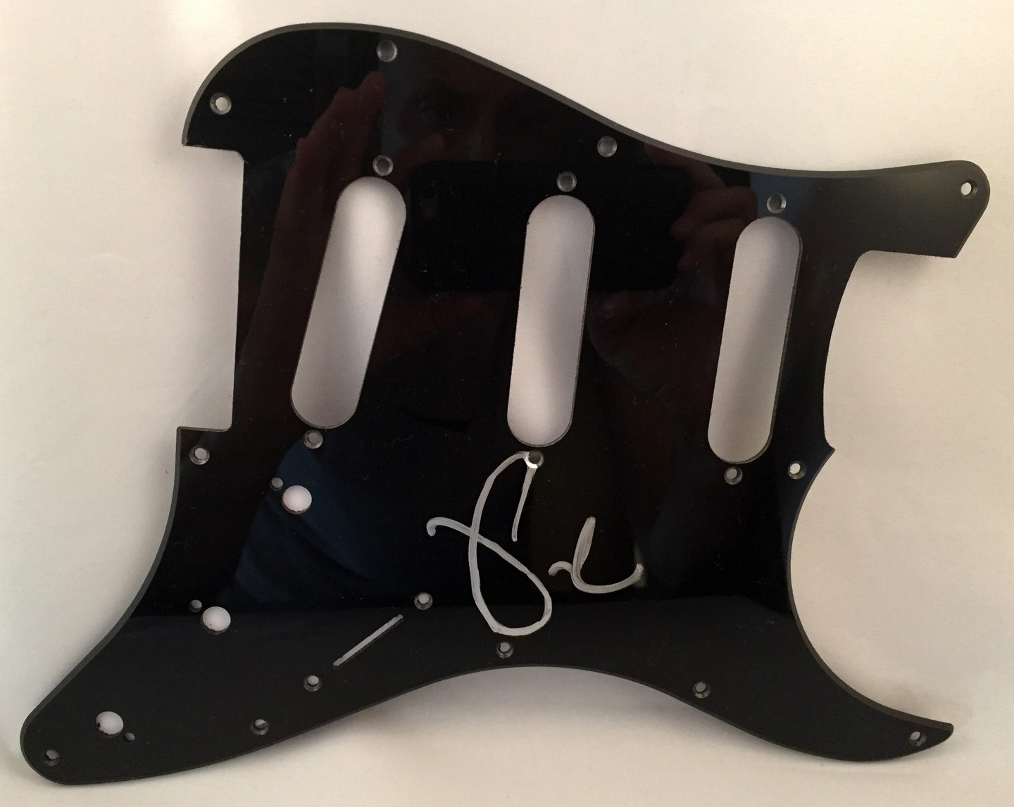Fall Out Boy Lead Singer Pete Wentz Signed Electric PickGuard COA