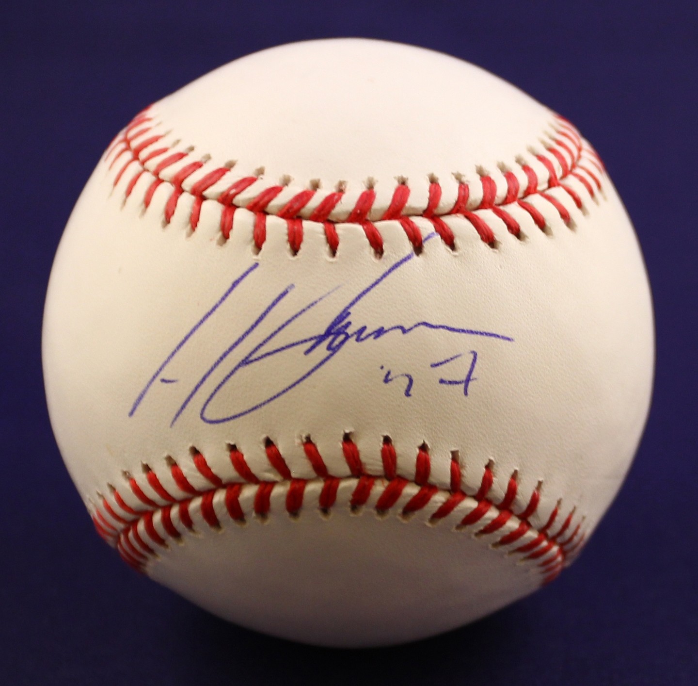 Miami Marlins Henderson Alvarez Signed Authentic MLB Baseball COA